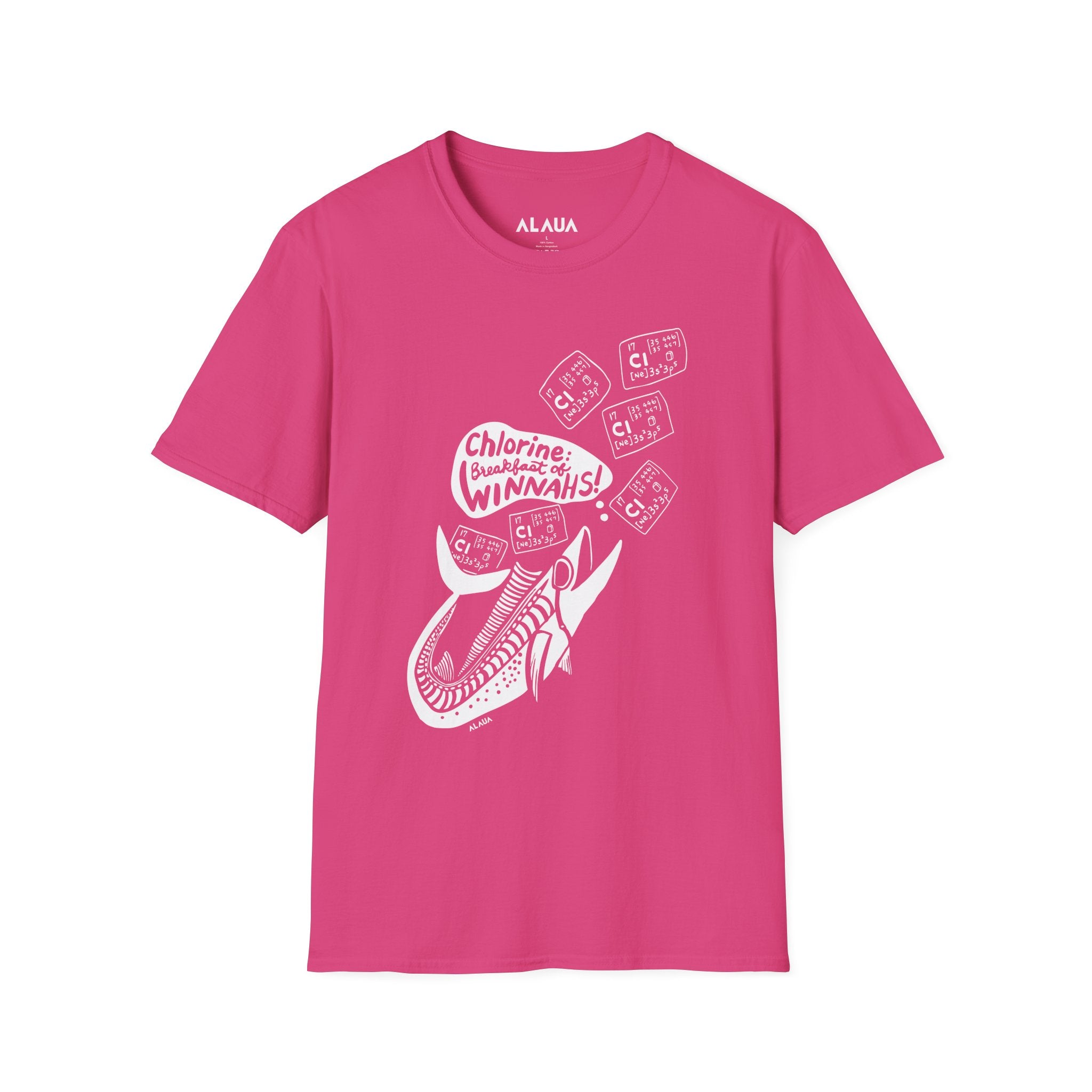 Adult Unisex Swimmer T-Shirt - Chlorine: Breakfast of Winnahs!