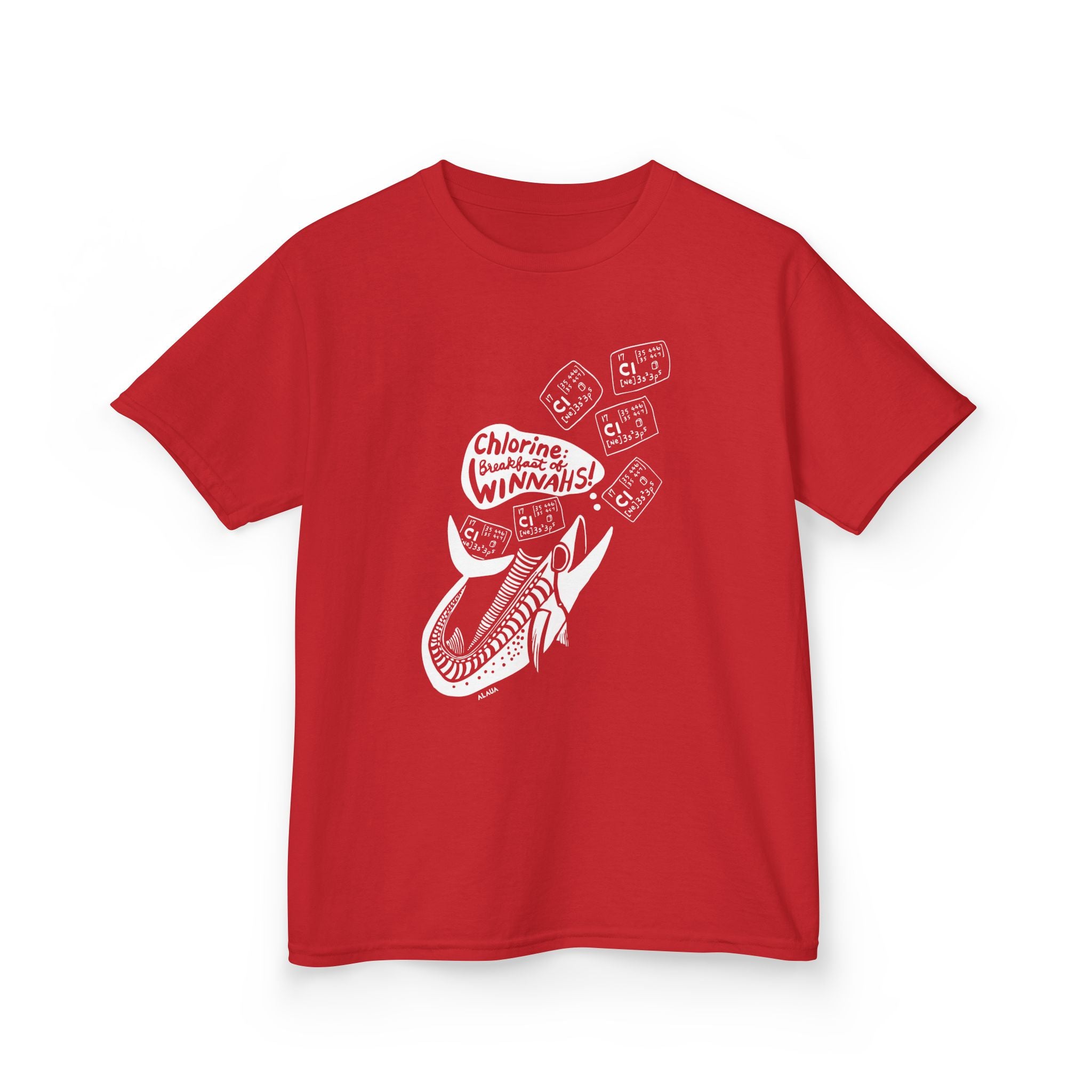 Keiki Swimmer T-Shirt - Chlorine: Breakfast of Winnahs!