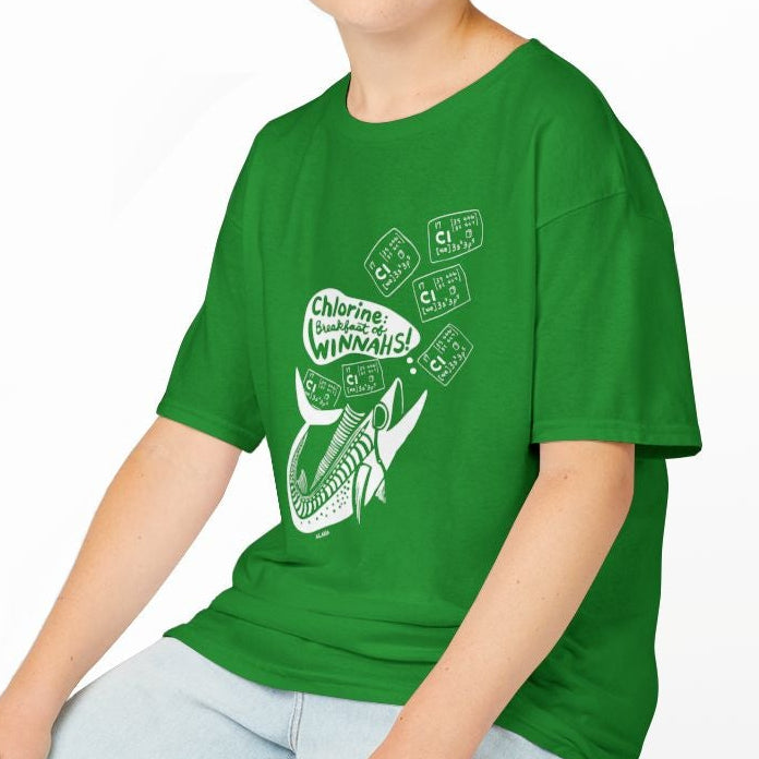 Keiki Swimmer T-Shirt - Chlorine: Breakfast of Winnahs!