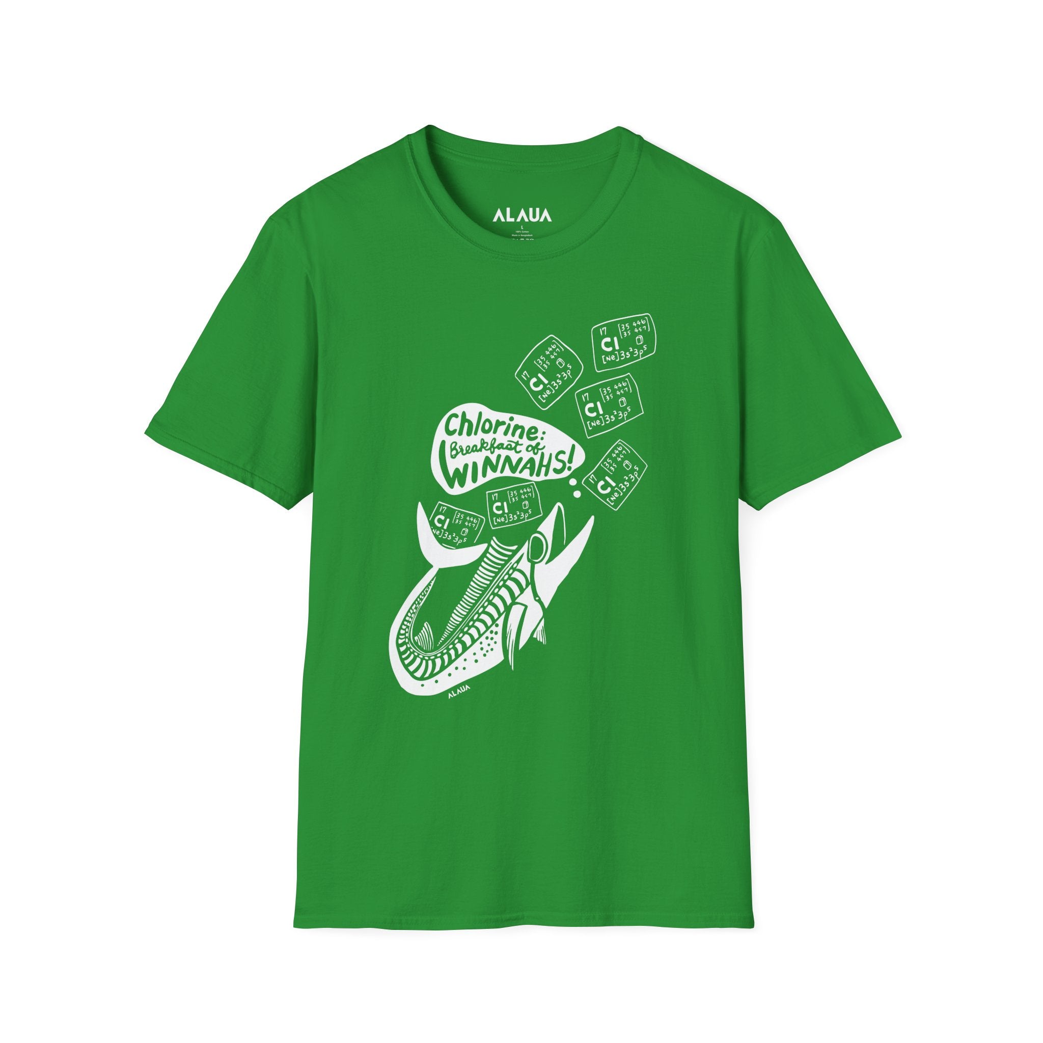 Adult Unisex Swimmer T-Shirt - Chlorine: Breakfast of Winnahs!
