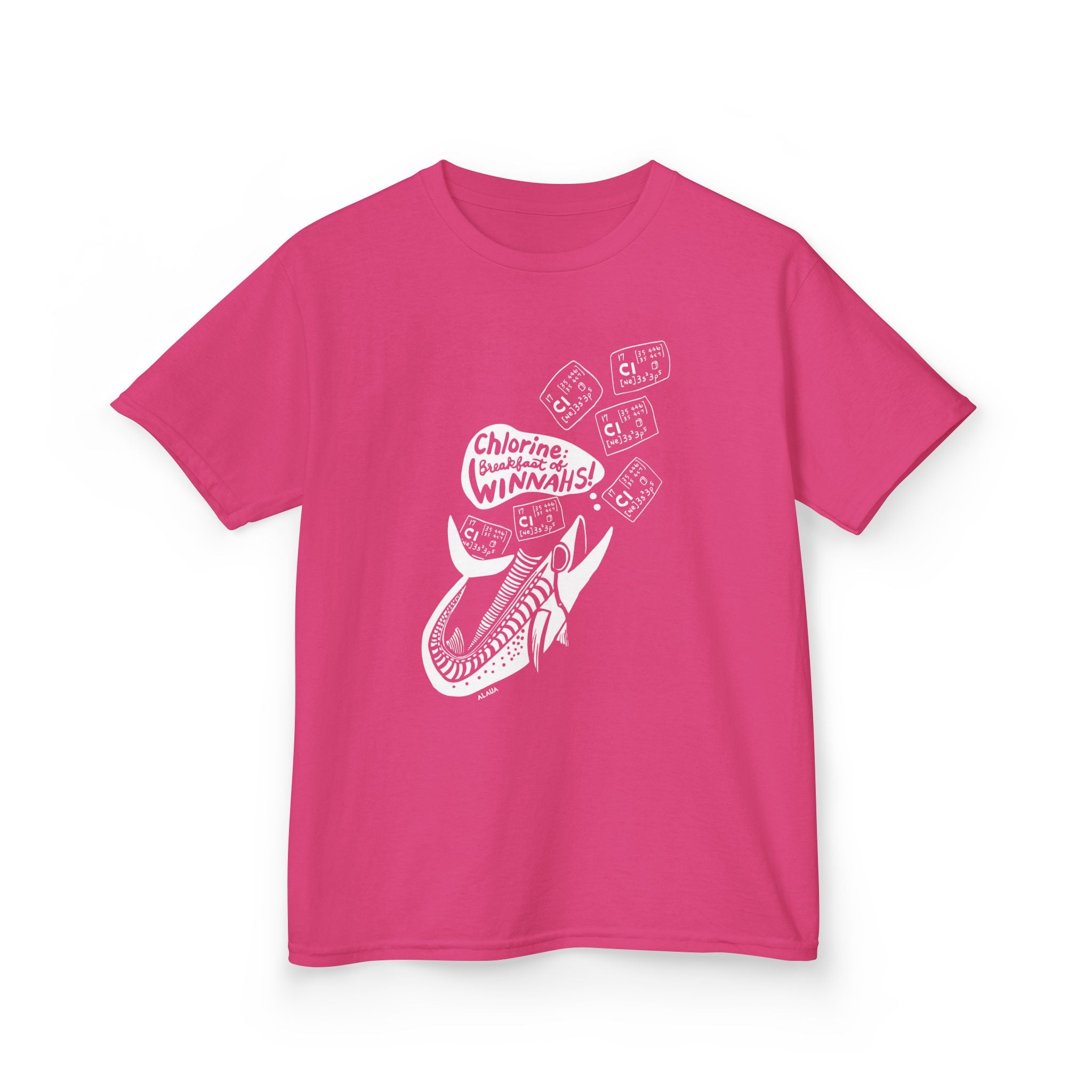 Keiki Swimmer T-Shirt - Chlorine: Breakfast of Winnahs!
