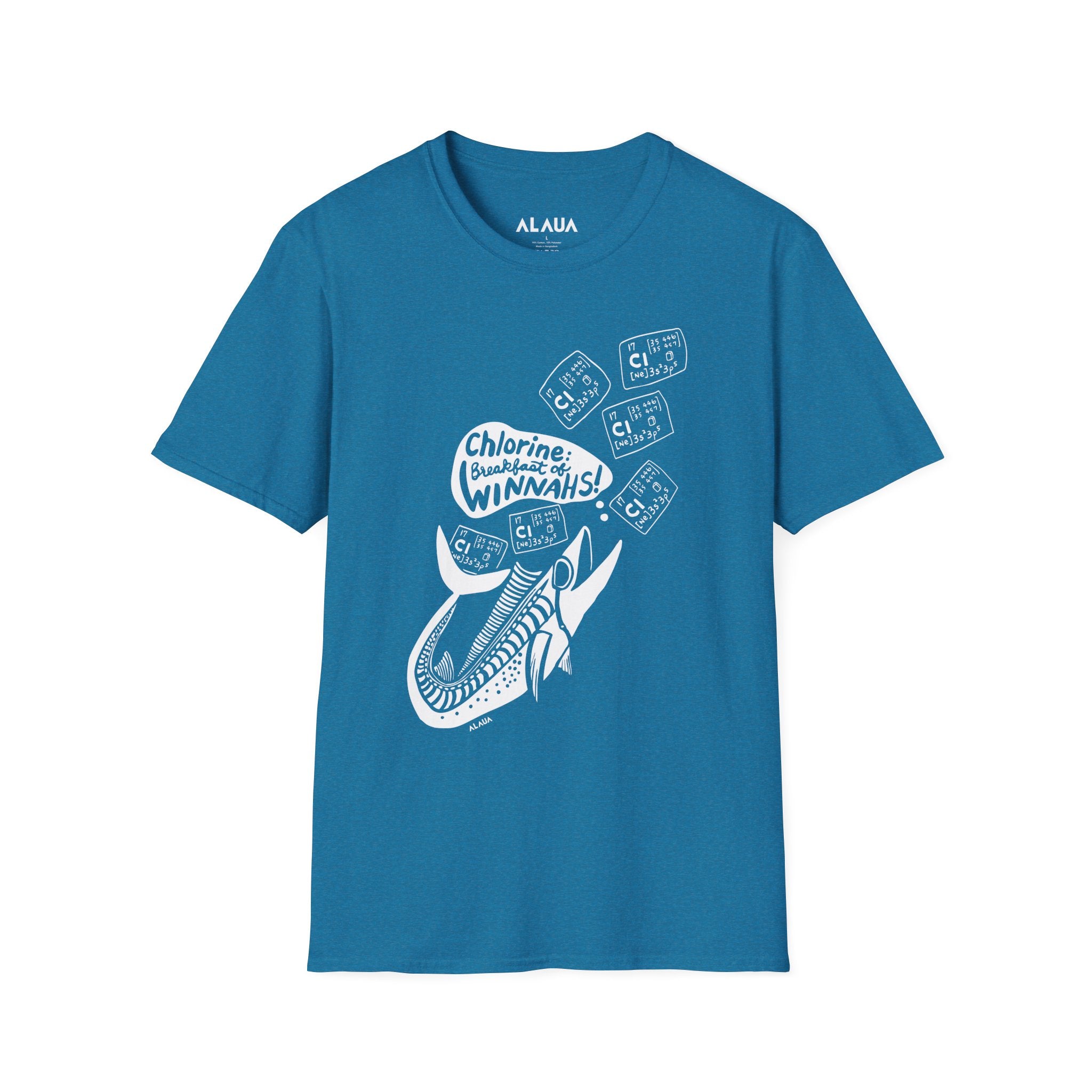 Adult Unisex Swimmer T-Shirt - Chlorine: Breakfast of Winnahs!