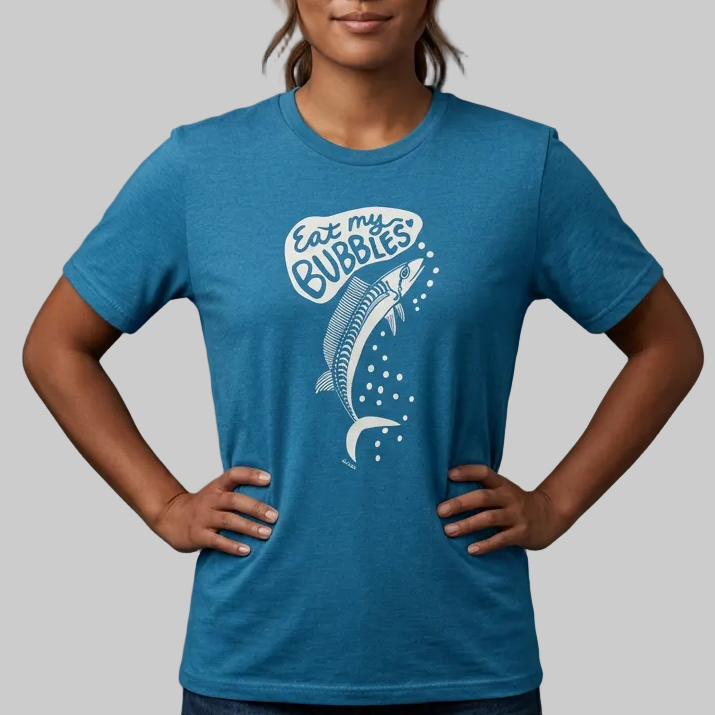 Adult Swimmer Tshirt - Eat My Bubbles