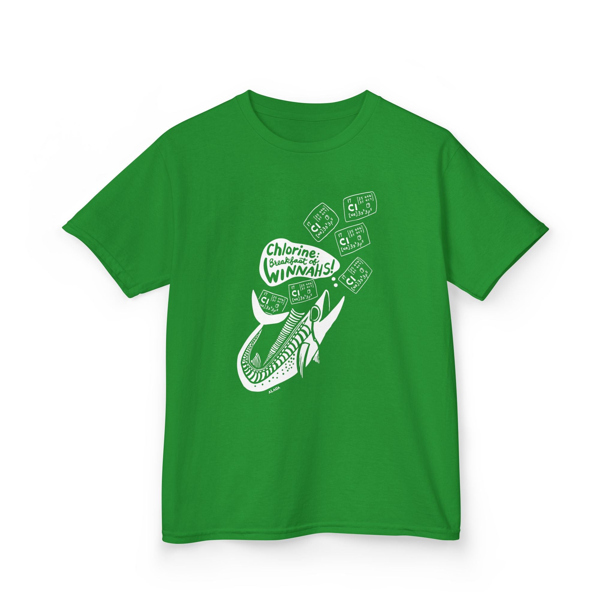 Keiki Swimmer T-Shirt - Chlorine: Breakfast of Winnahs!