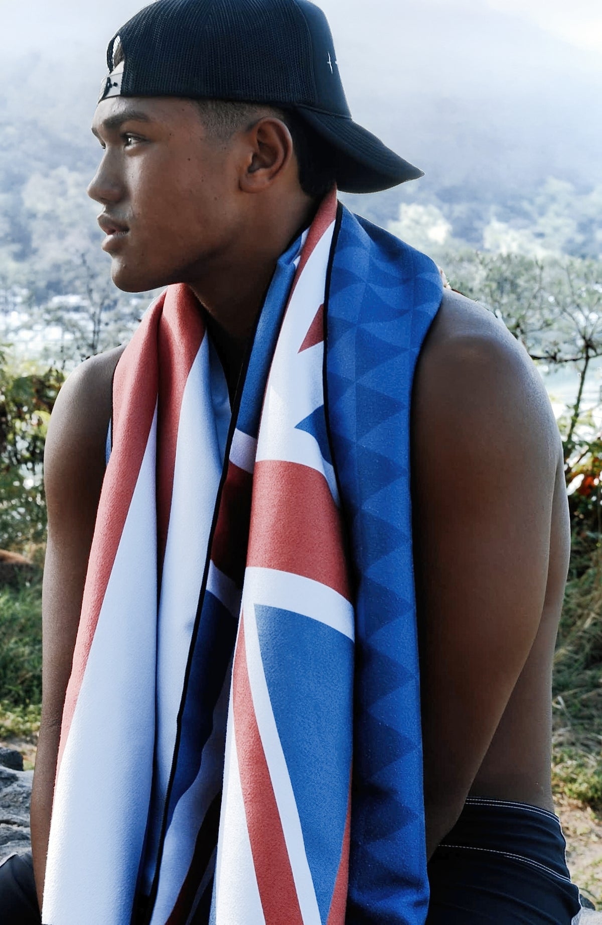 Hawaiian Flag Anywhere Towel (Ka Hae Hawai'i)