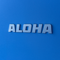 Cherreh Chromes Silver ALOHA Chrome Car Decal