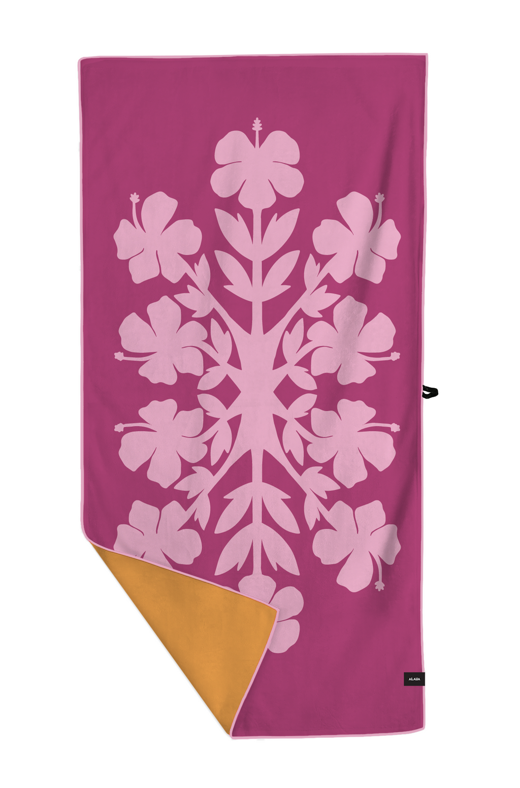 Hibiscus Hawaiian Quilt Anywhere Towel
