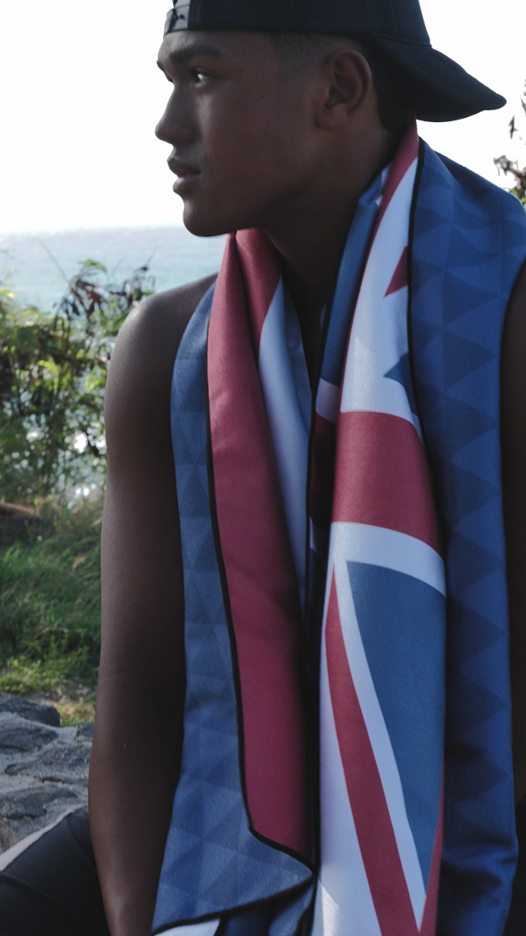 Hawaiian Flag Anywhere Towel (Ka Hae Hawai'i)